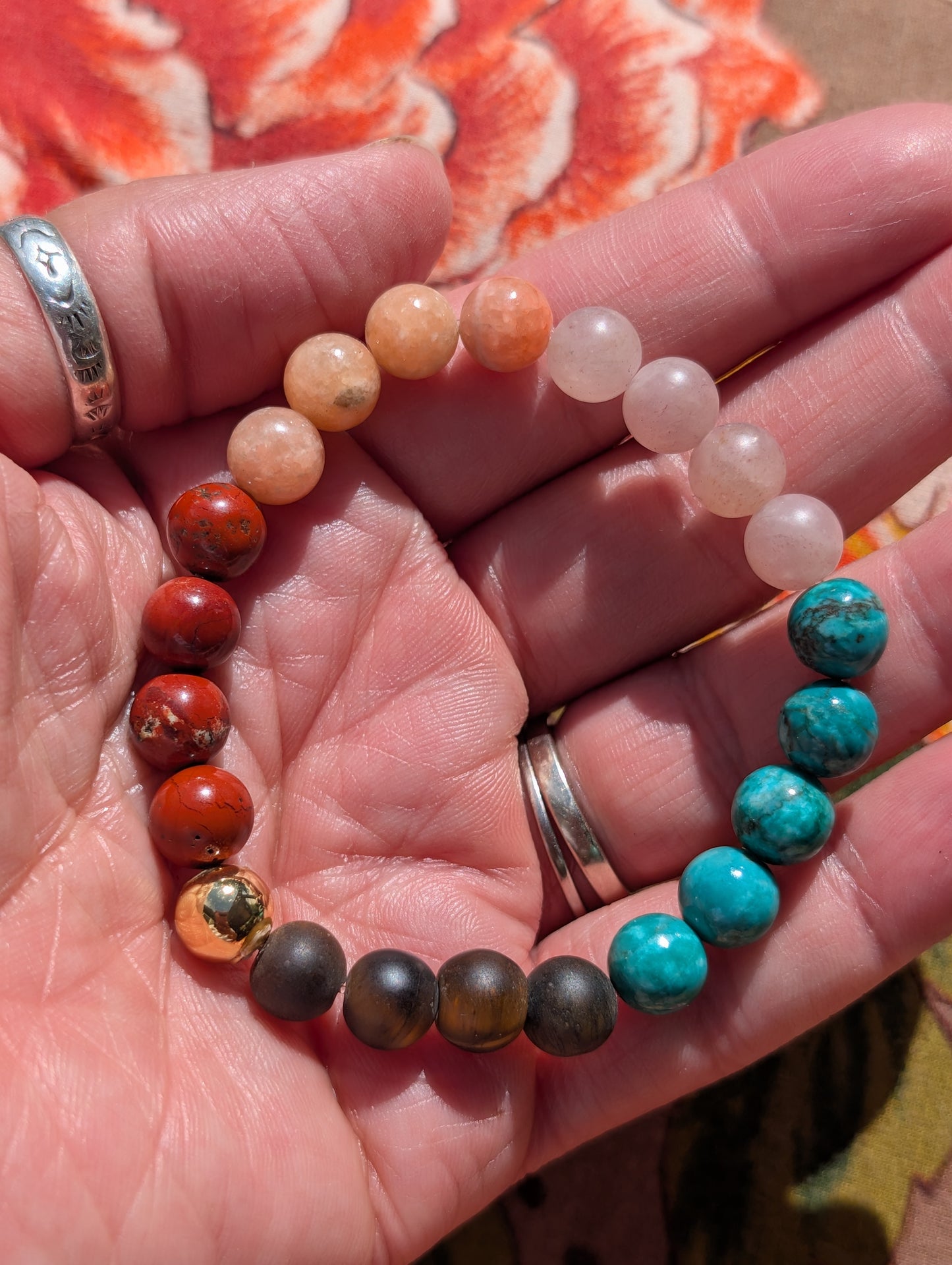 Western Mashup Bracelet 🤎🩵❤️🧡