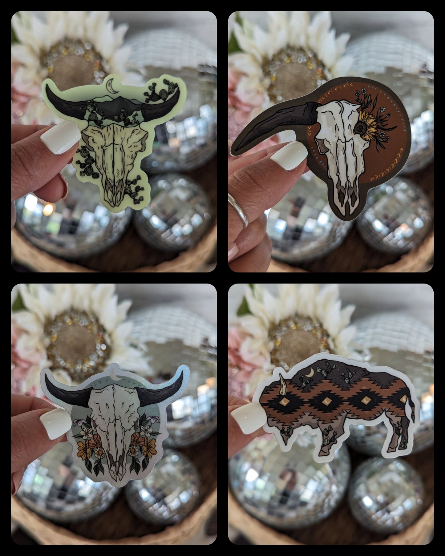 Western & Skull Stickers