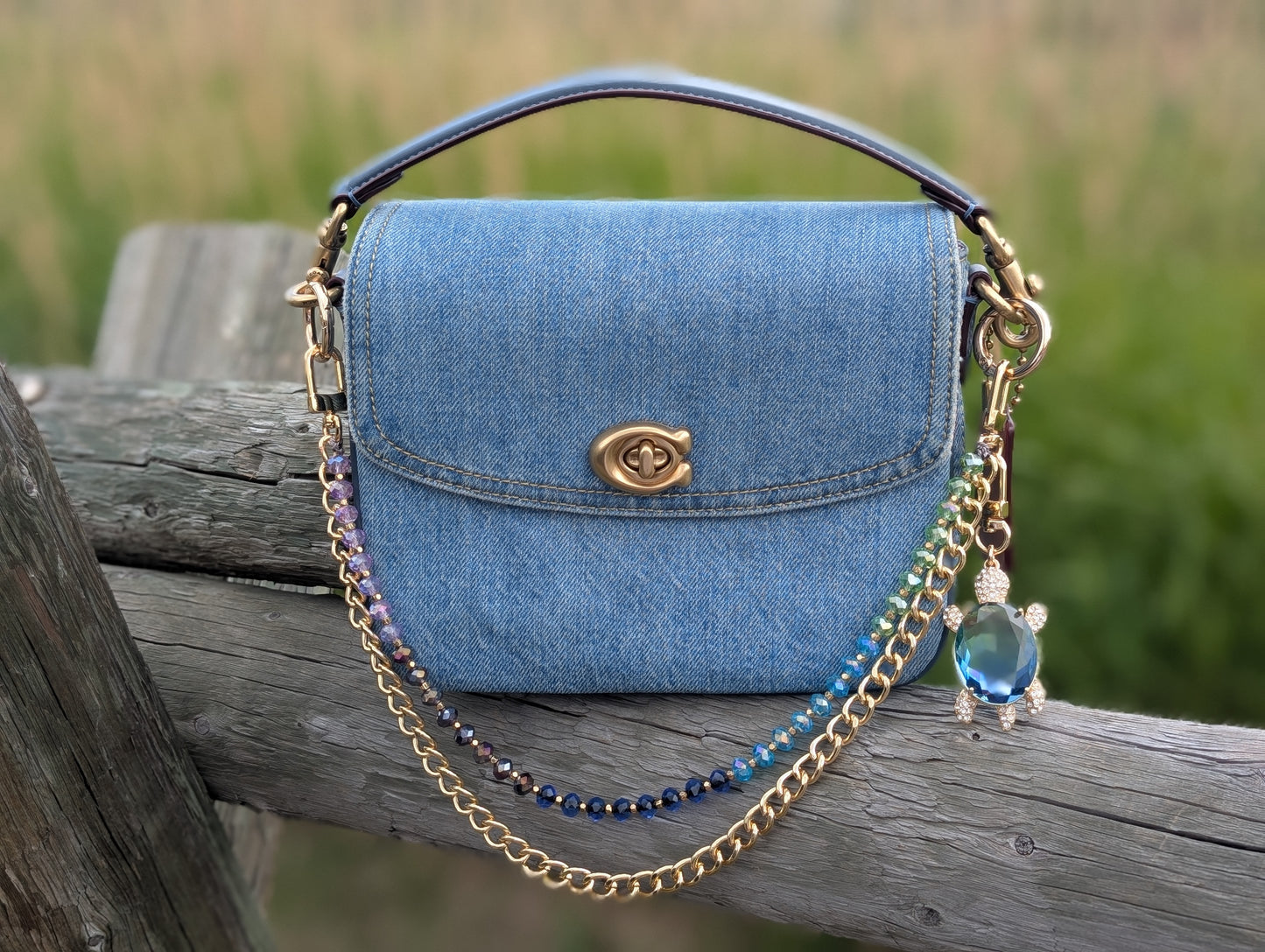 ✨Limited Edition Seaside Collection✨ Sparkly BBC with matching 🐢 Keycharm