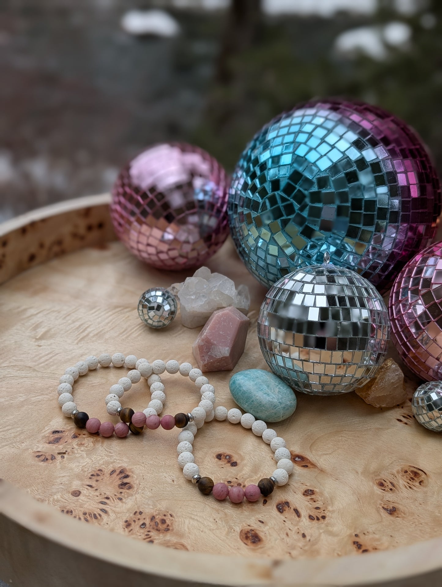 Courage to Love 🤍🩷🤎 Bracelet