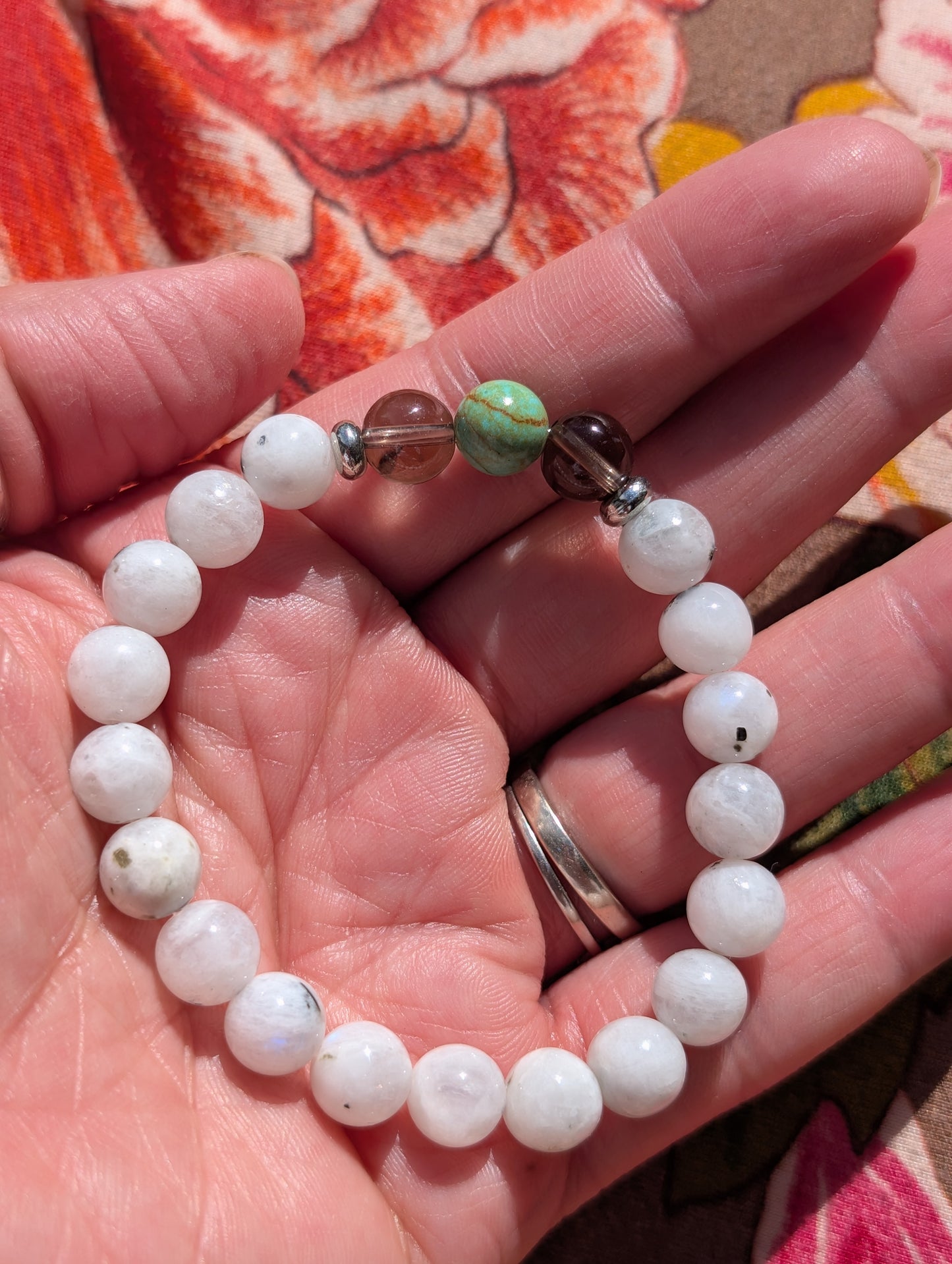 Smoky Quartz & Turquoise Bracelet ๐ค๐๐ค