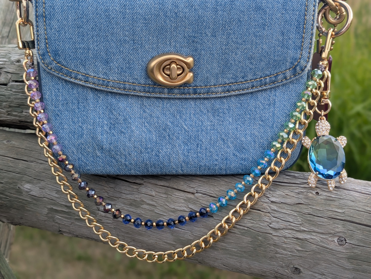 ✨Limited Edition Seaside Collection✨ Sparkly BBC with matching 🐢 Keycharm
