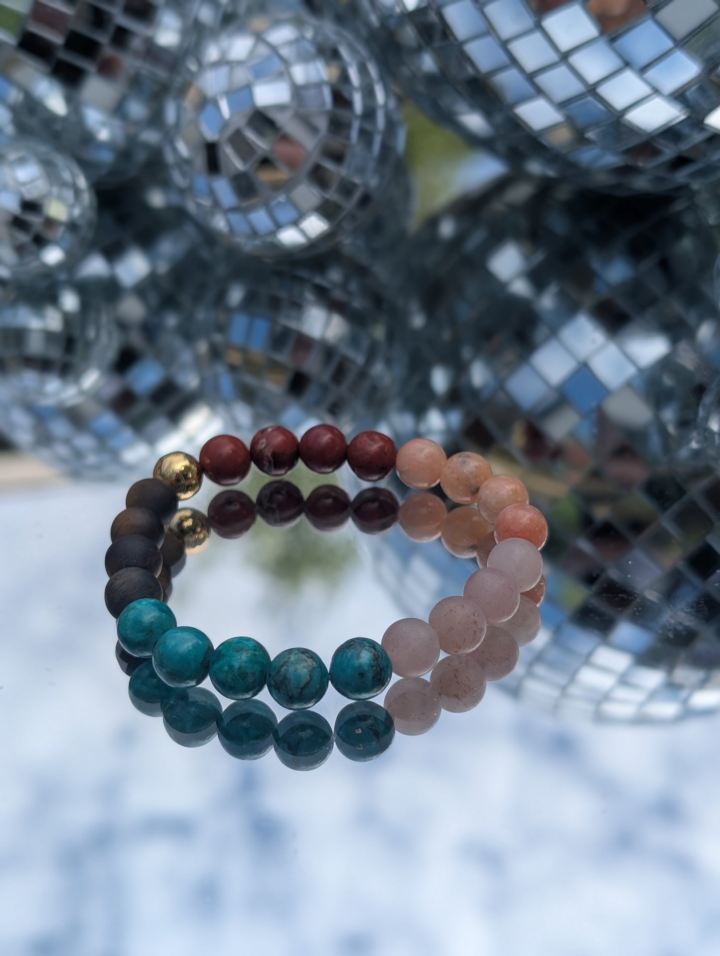 Western Mashup Bracelet 🤎🩵❤️🧡