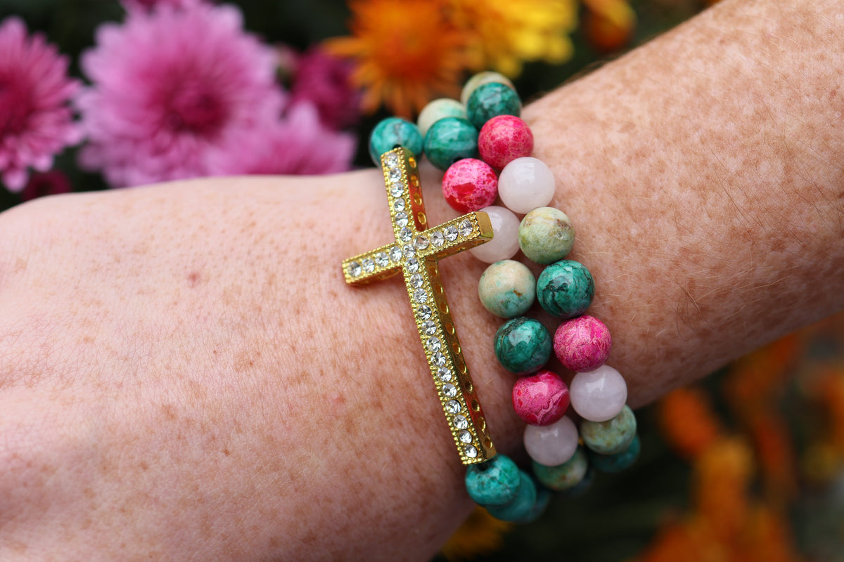 Flamingo Flannel Bracelet