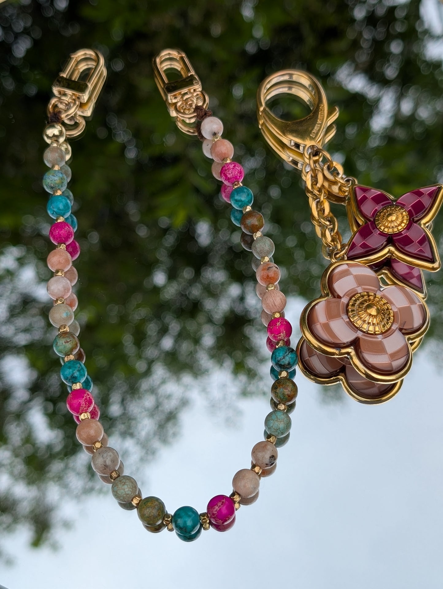 Girly Pop Luxe BBC and Vintage LV keycharm