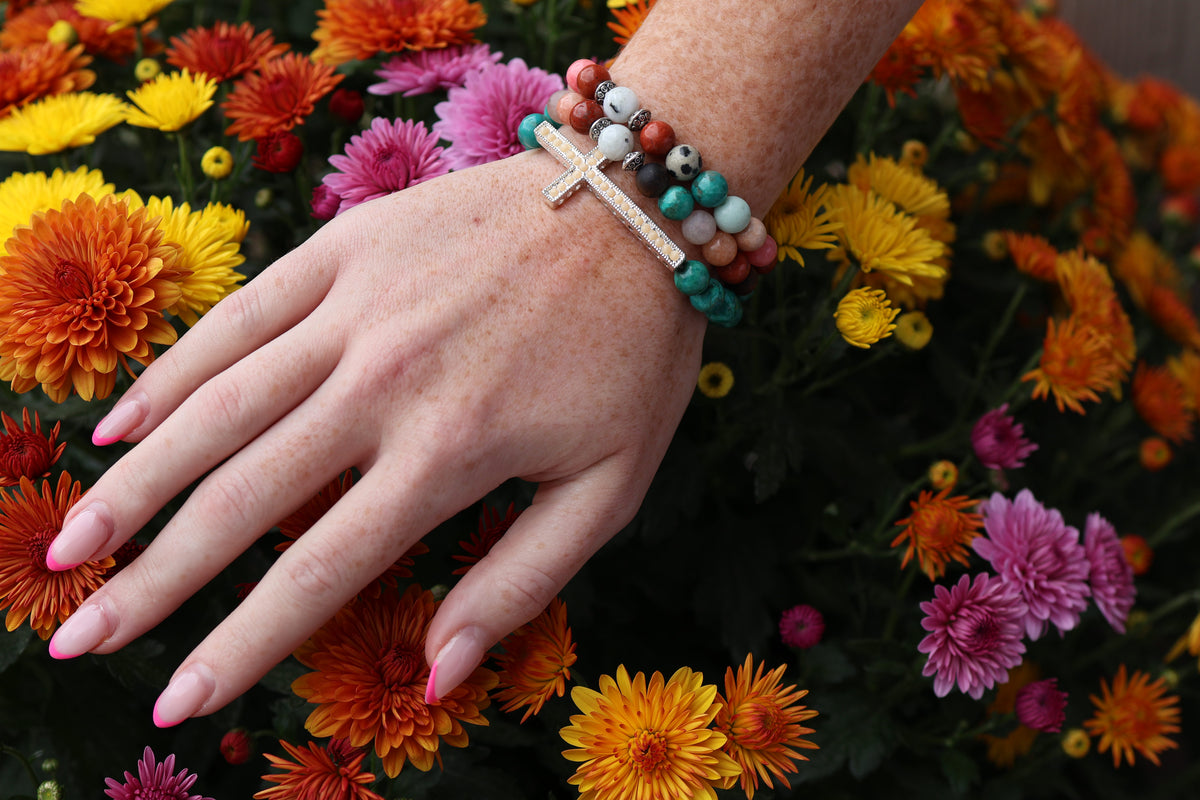 Caspian Cross Bracelet
