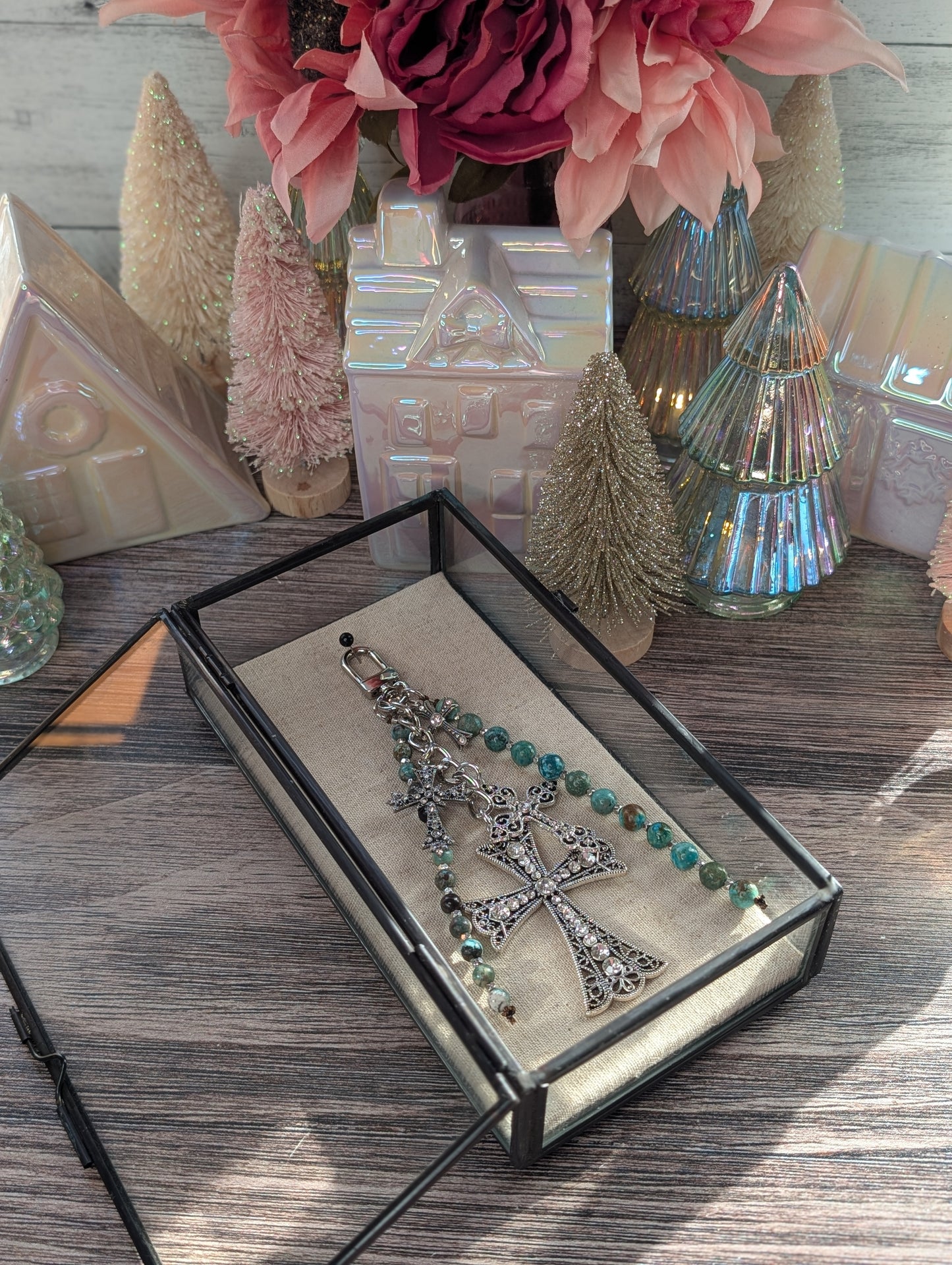 Rhinestone Faith Talisman ✨✝️