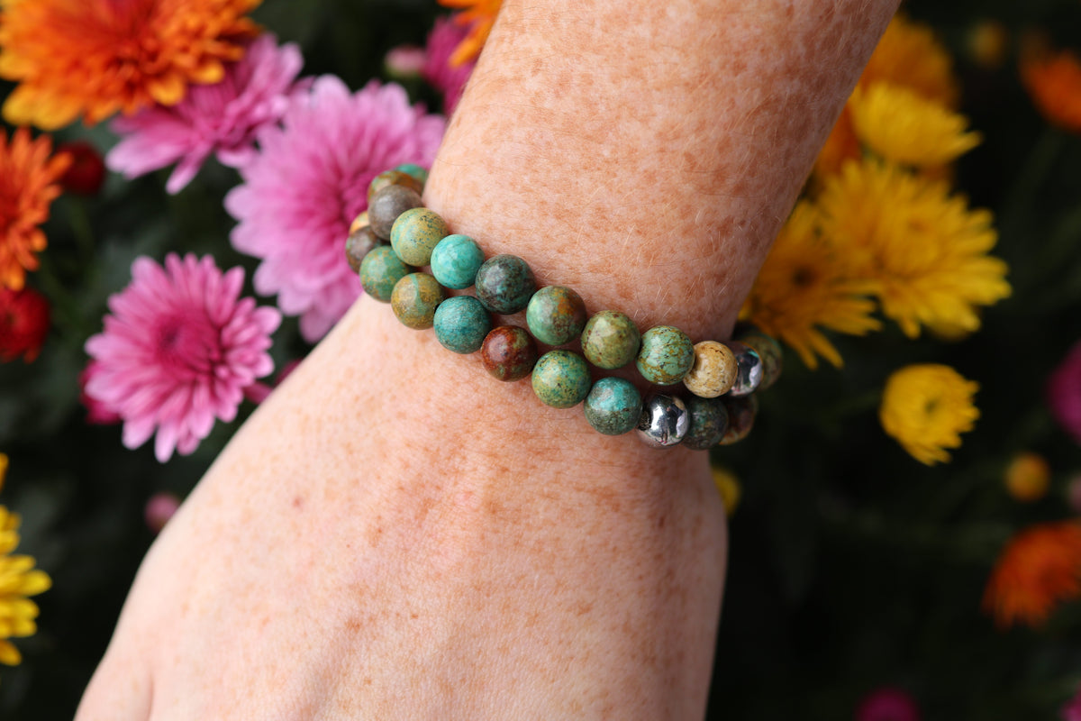 Turquoise Ridge Bracelet
