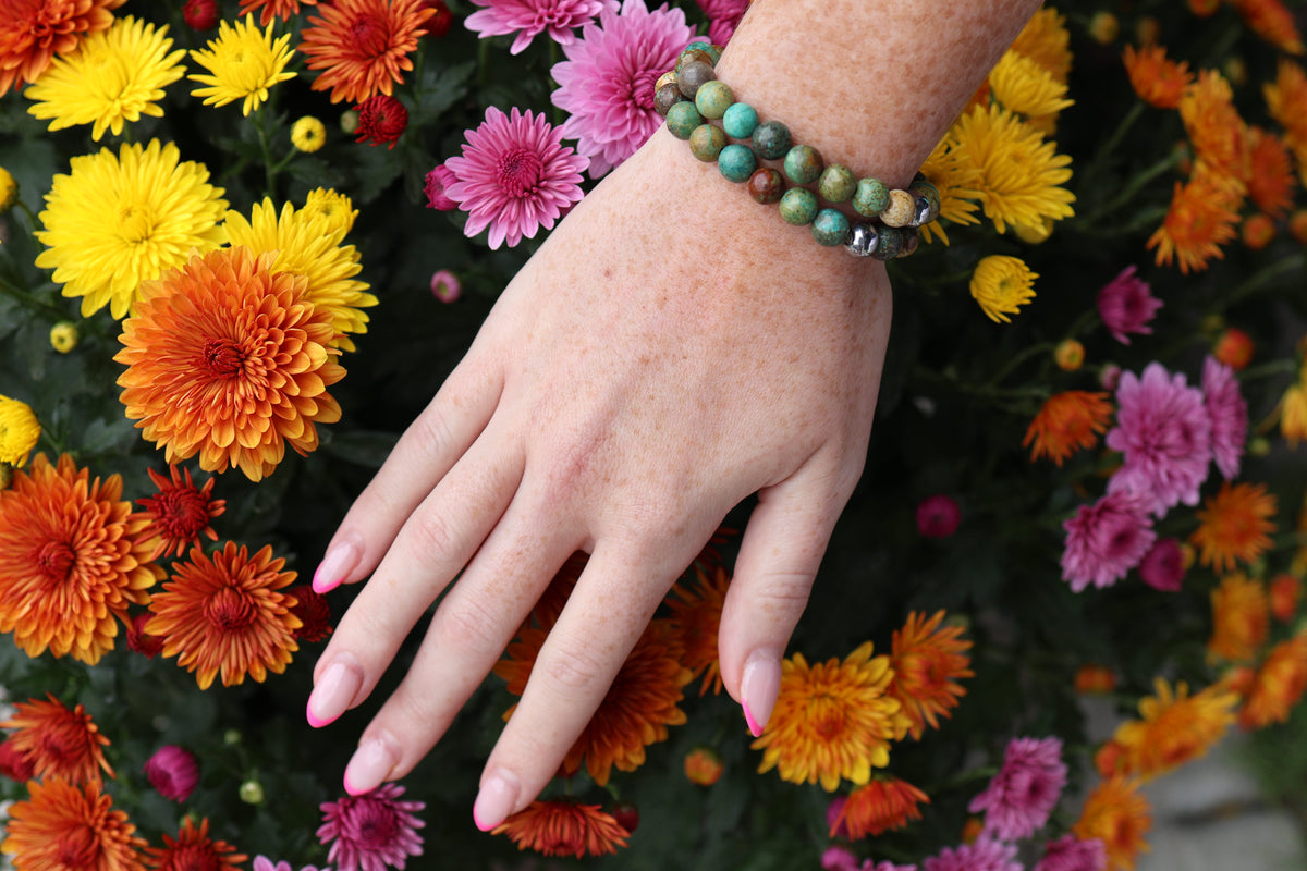 Turquoise Ridge Bracelet