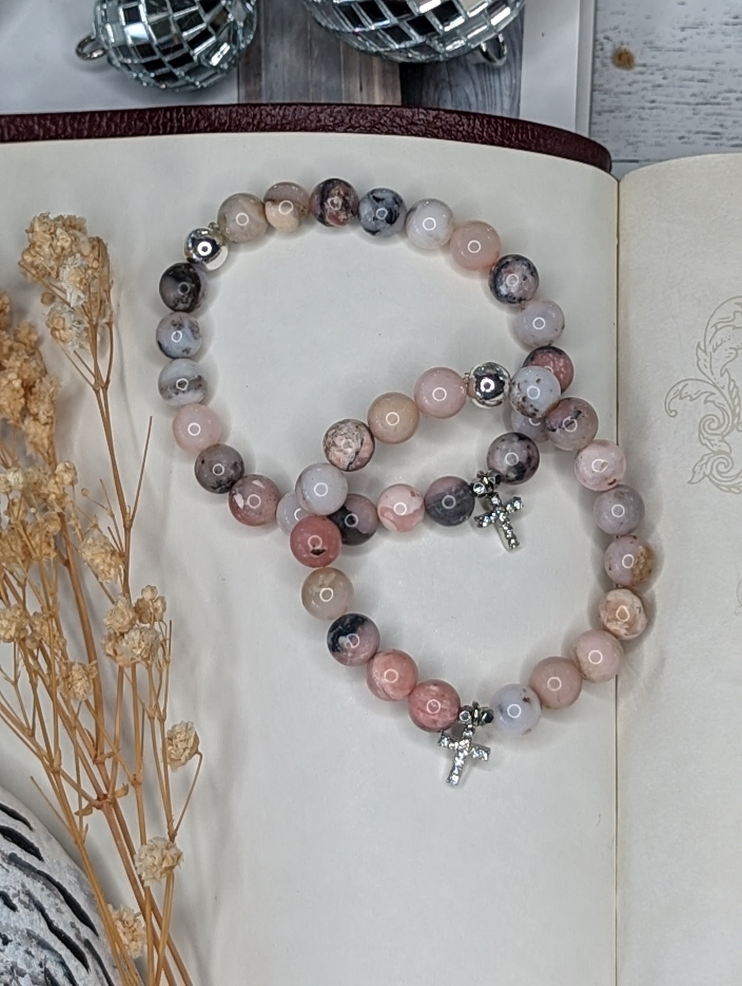 ✝️ Collection : Peruvian Pink Opal Bracelet