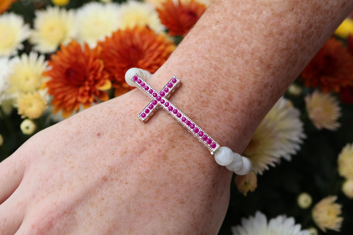 Midnight Frost & Faith Bracelet