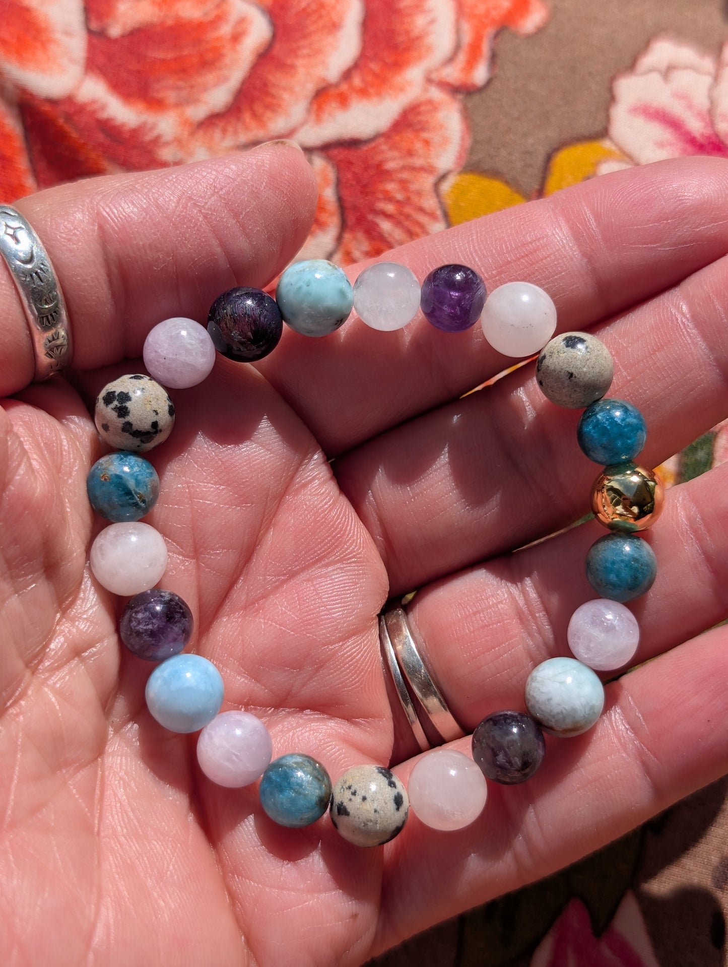 Mermaid Girly Mashup Bracelet 🩵💜🖤🤍