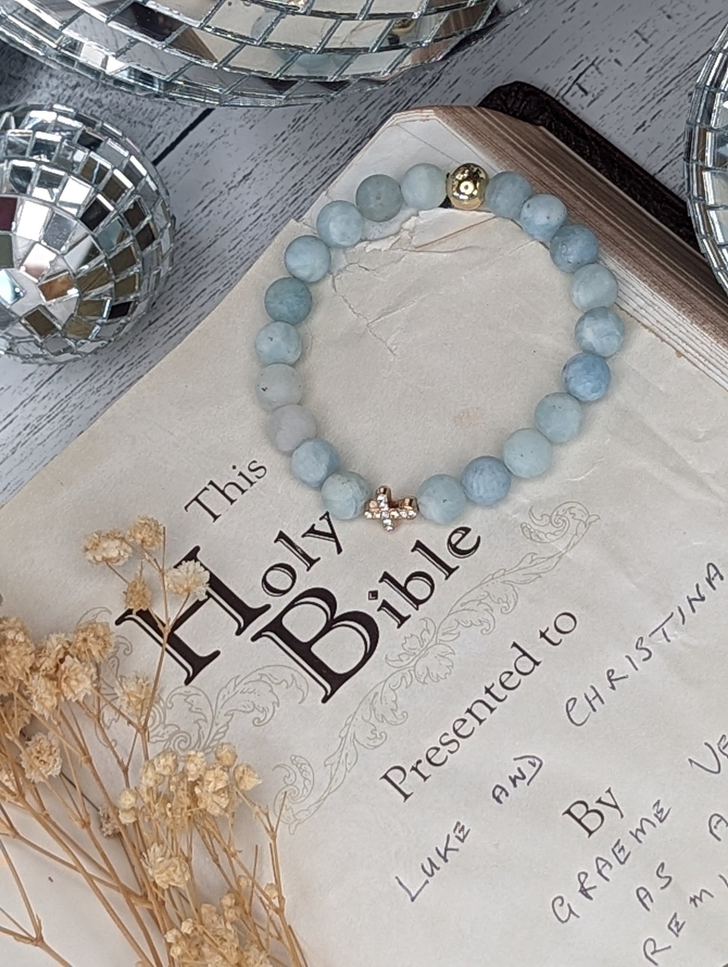 ✝️ Collection : Aquamarine Bracelet