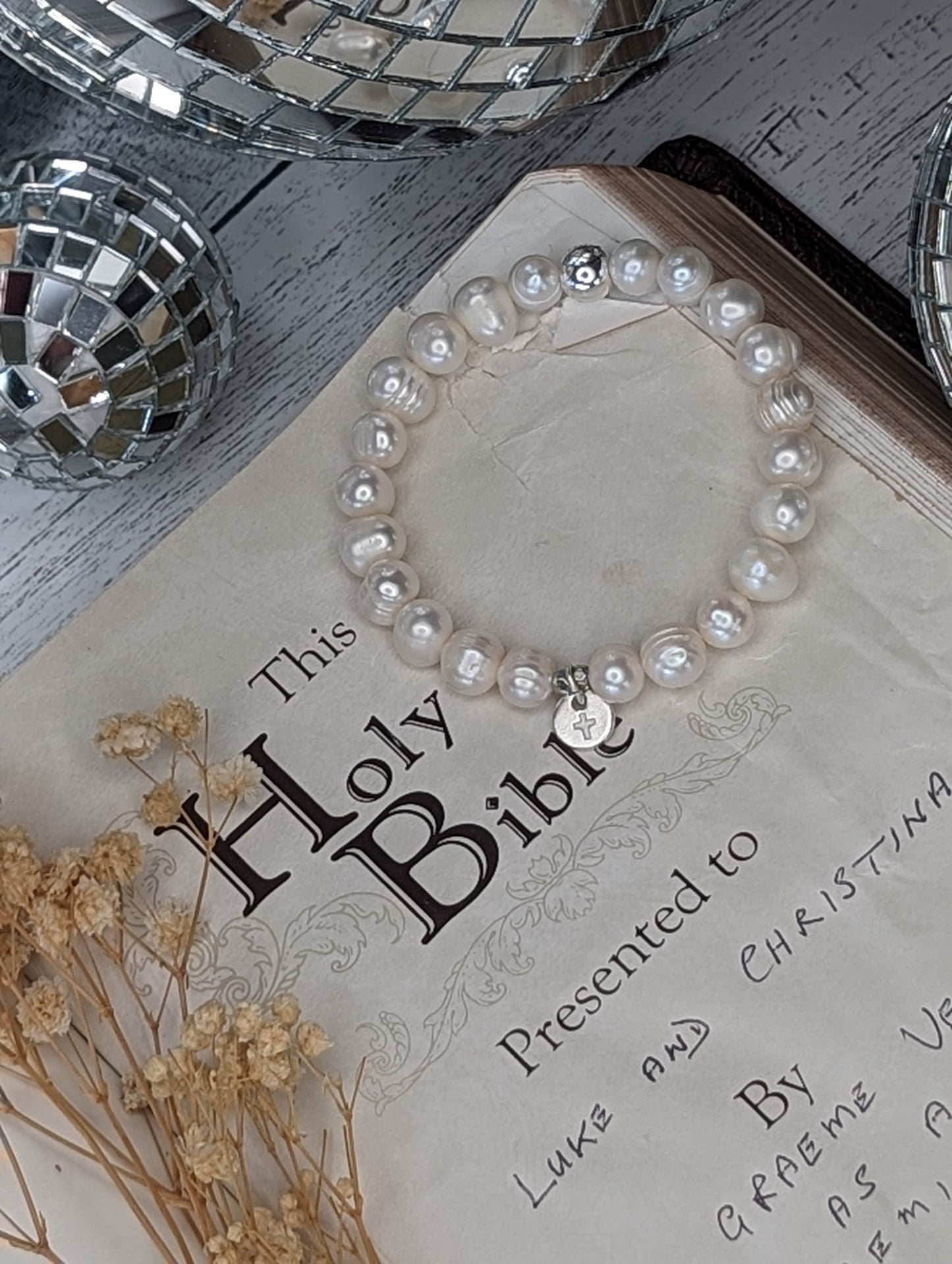 ✝️ Collection : "✝️" Pearl Bracelet