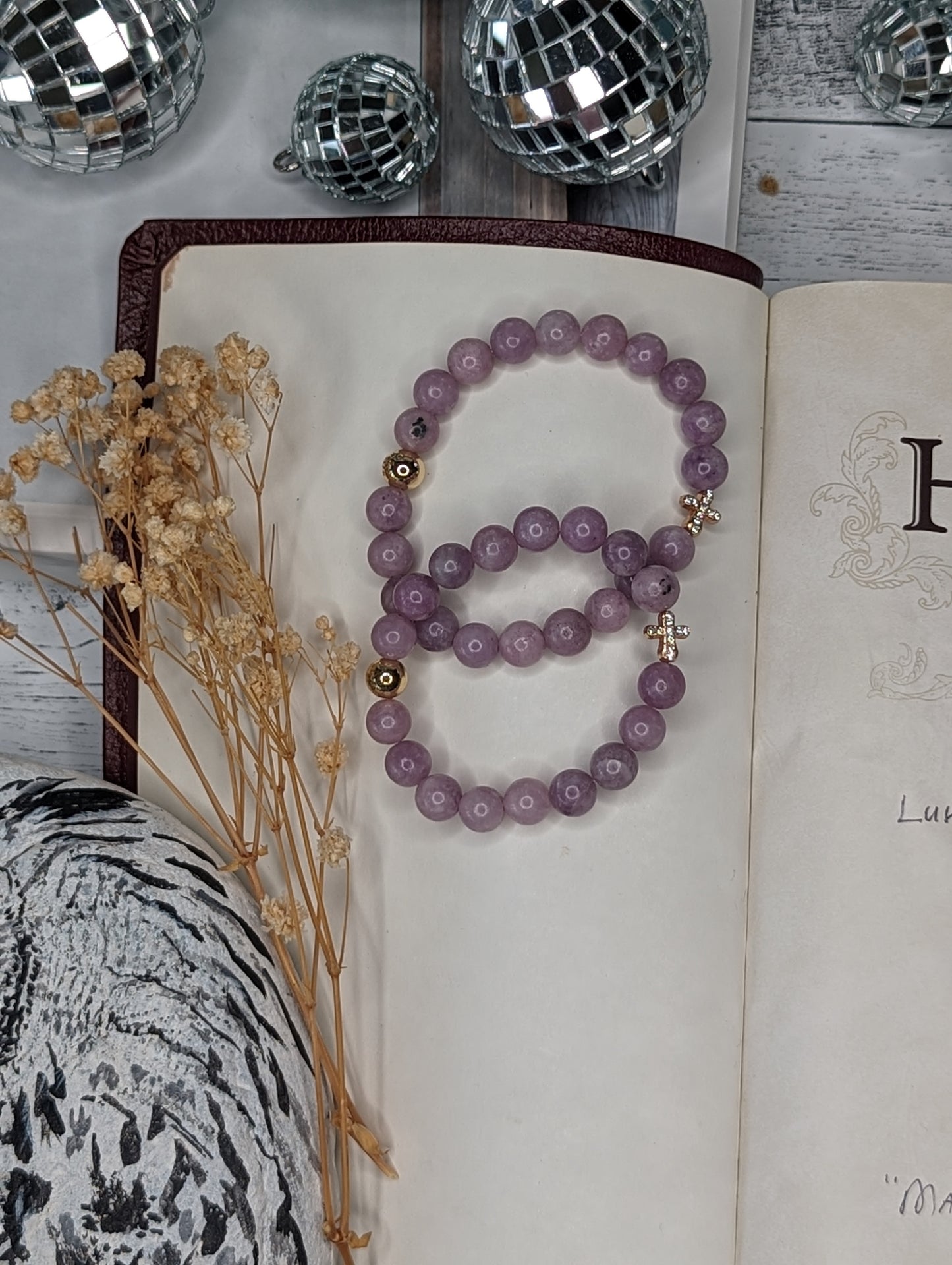 ✝️ Collection : Lepidolite Bracelet