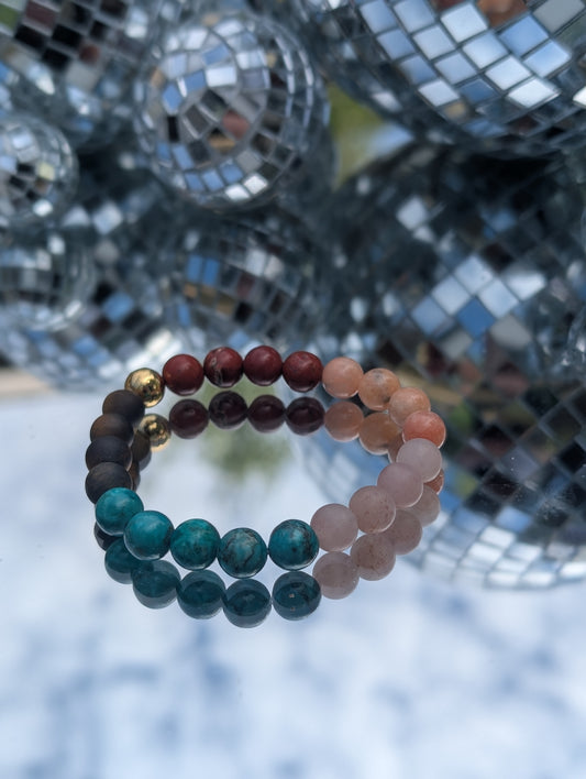 Western Mashup Bracelet 🤎🩵❤️🧡