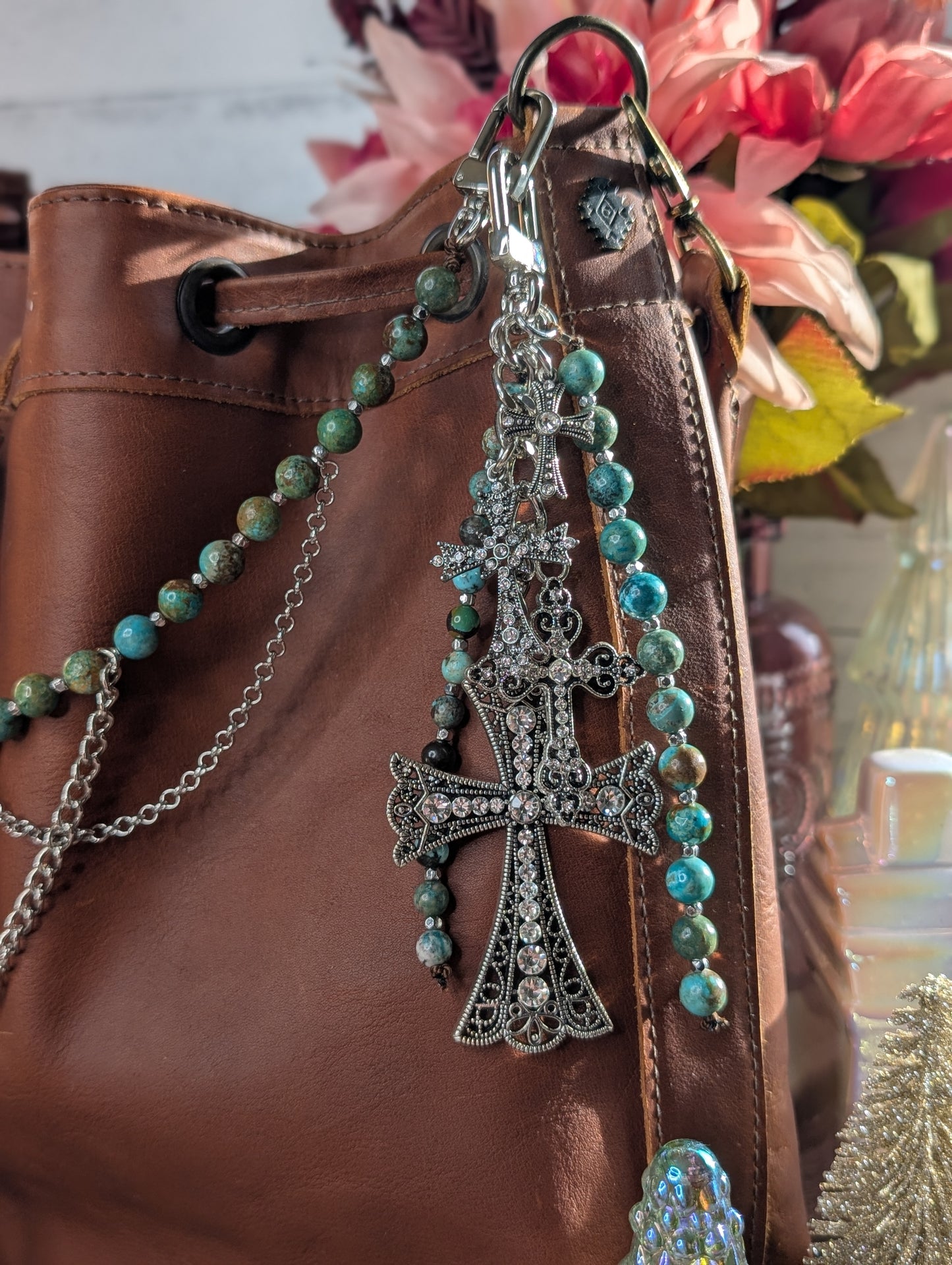 Rhinestone Faith Talisman ✨✝️