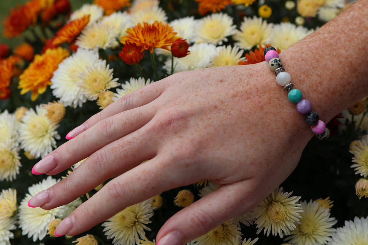 Mauve River Fog Bracelet