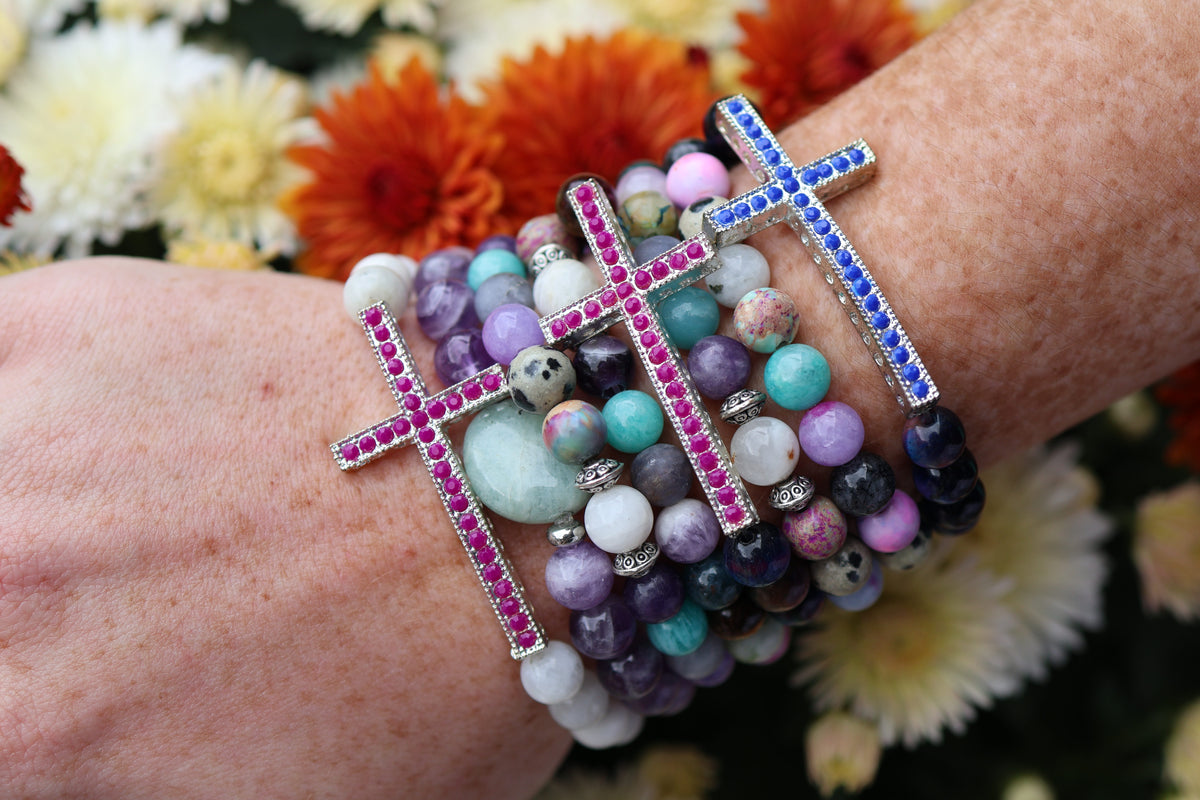 Mauve River Fog Bracelet