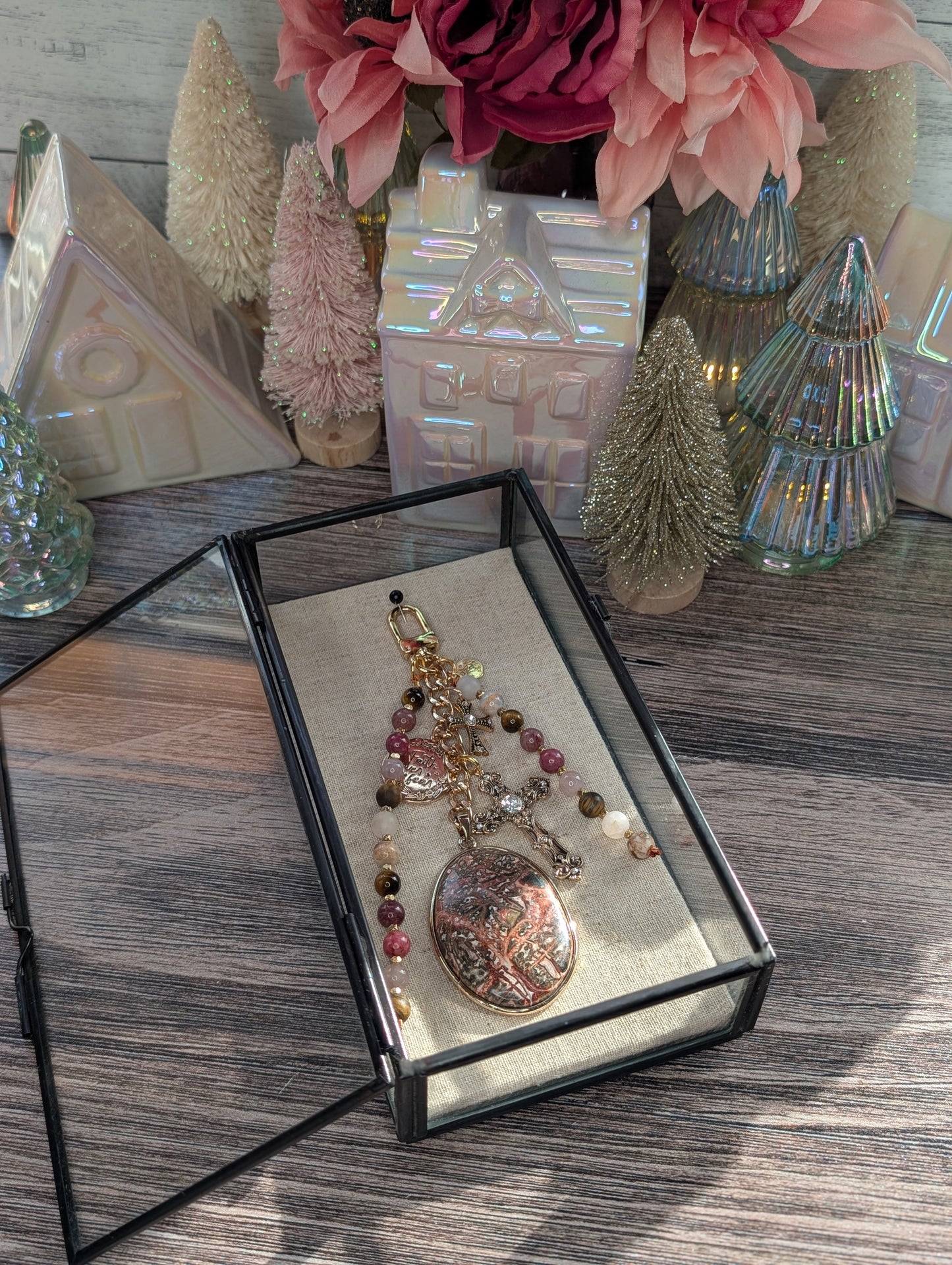 Faith Over Fear Talisman 🩷✝️🤎