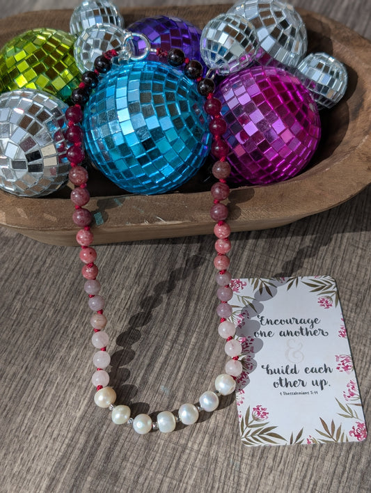 Bouquet Of Roses Necklace