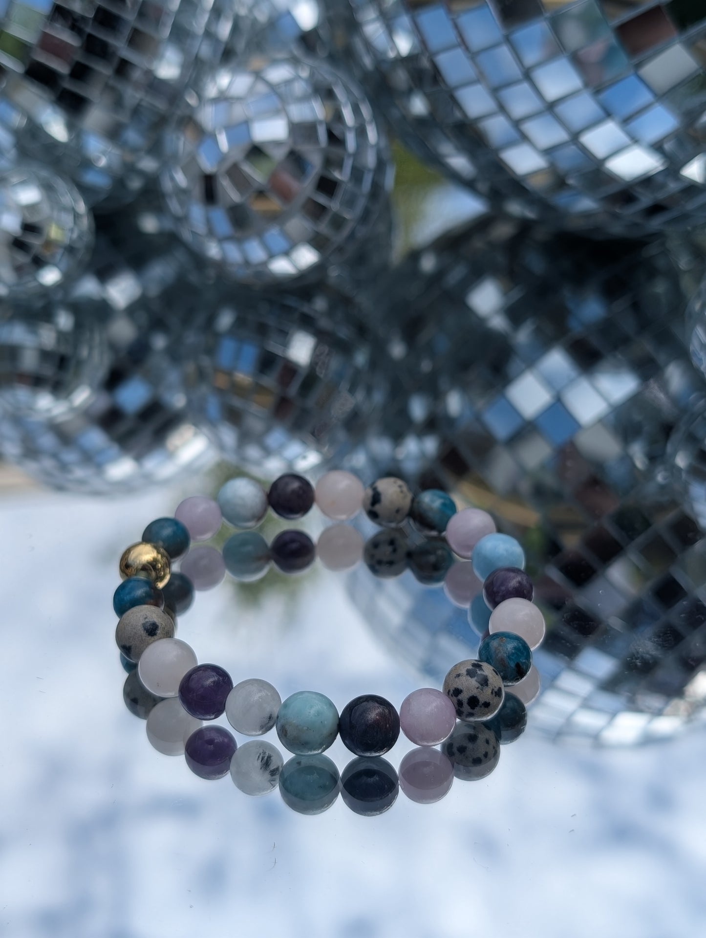 Mermaid Girly Mashup Bracelet 🩵💜🖤🤍