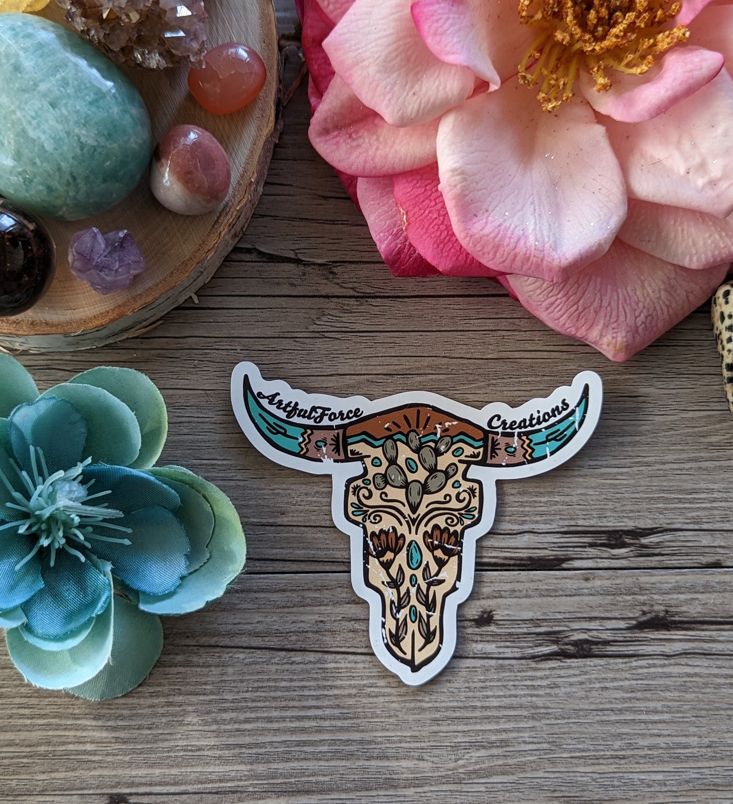 Desert Skull Logo Magnet